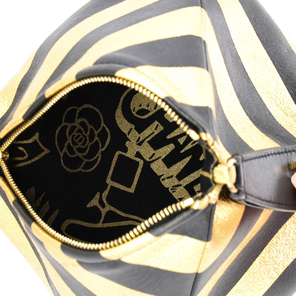 Chanel Kheops Pyramid Bag Striped #220659C35B - Picture 5 of 8